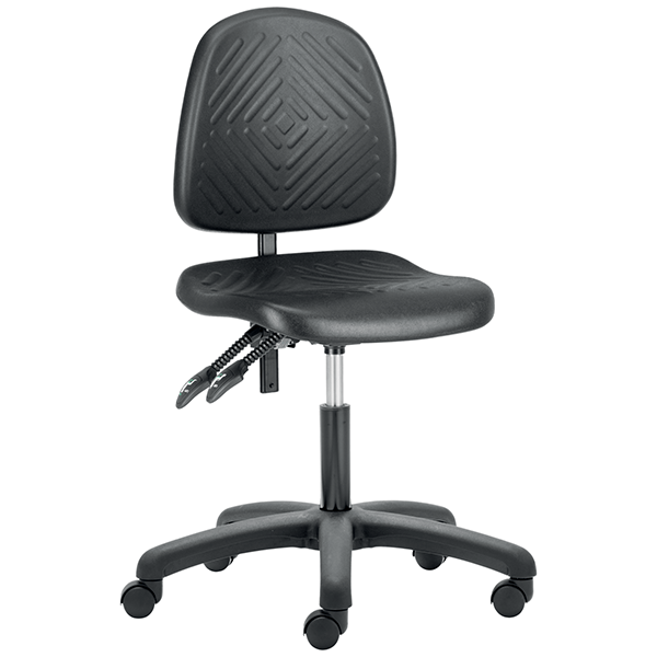 Industrial Lab Deluxe PU Low Back Chair