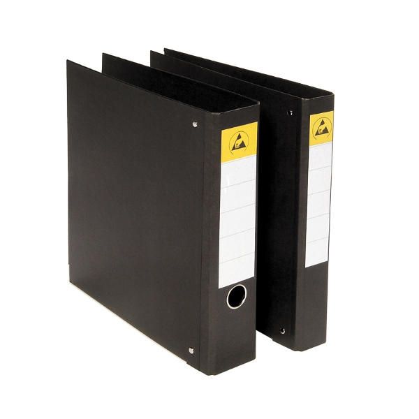 Anti-static Ring Binders, Featured ESD Logo