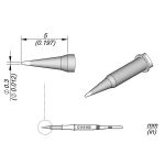 JBC C115103 Tip - Conical Cartridge Ø 0.3