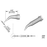 JBC C115105 Tip - Conical Bent Cartridge Ø 0.3