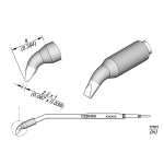 JBC C250406 Tip Cartridge Chisel Bent 2.2 x 1mm