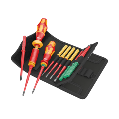 Wera Kraftform Kompakt VDE Torque Screwdriver Set of 16 -  1.2–3.0 Nm (Extra Slim)