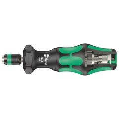 Wera 826 T Kraftform Turbo Bit-Holdering Screwdriver Handle With Rapidaptor Quick-Release Chuck - 05057480001