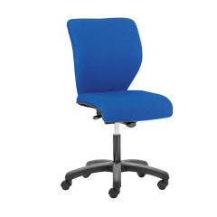 Industrial Upholstered High Back Chair With Footring