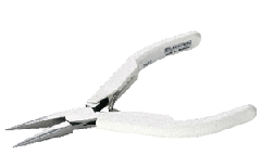 Lindstrom Plier Supreme snipe nose smooth with bent tips