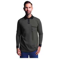 Anti Static ESD Polo Shirt (Long Sleeve) - Unisex