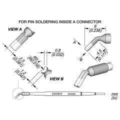 C210015 Pin / Connector Cartridge Ø 0.8