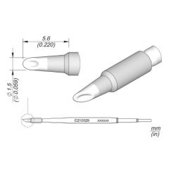 JBC C210029 Cartridge Spoon 1.5mm