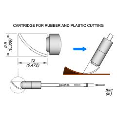 JBC C245138 Tip - Cutter Cartridge 12mm 