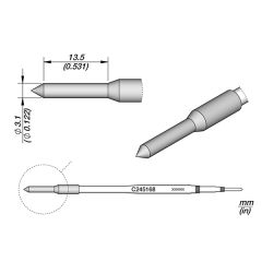 JBC C245168 Tip - Plastic Thermal Hole Punch Cartridge Ø 3.1