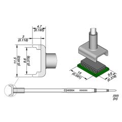 JBC C245304 Tip Cartridge Dual in Line 9.6x15mm 
