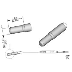 JBC C245313 Tip - Heat Stacking Cartridge Ø 4.1