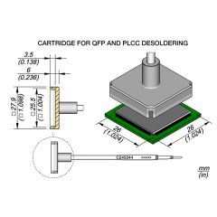 JBC C245344 QFP Cartridge 26 x 26 mm 