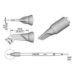 JBC C245789 Tip - Knife Cartridge 3.8 x 0.3