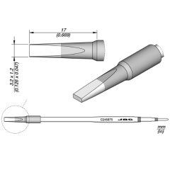JBC C245875 Chisel Cartridge