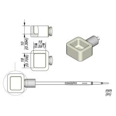 JBC C245SP01 Solder Pot Cartridge 15 X 18 mm