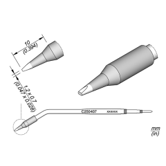 JBC C250407 Tip Cartridge Chisel 1.2 x 0.7mm