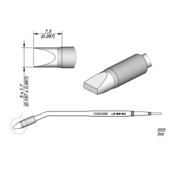 JBC C250436E Tip 5 x1.7 mm