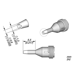 JBC Micro Desoldering Tip C360-012 For DS360 - Ø 0.8