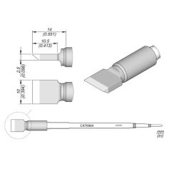 JBC C470064 Blade Cartridge 10mm 