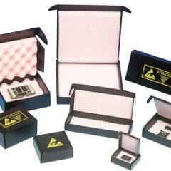 Component Box With Pink Anti-static Foam Internal Size 60x60x25mm 