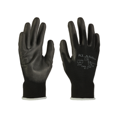 PU Coated Palm on Polyester Liner Klass Work Glove