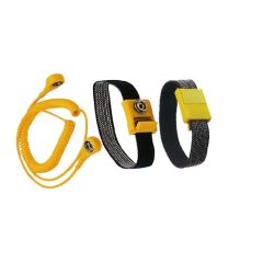 ESD Anti Static Band fabric anti-allergenic set coiled cord stud to stud