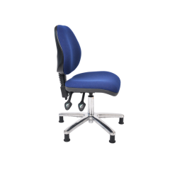 Conductive Deluxe Chair medium 490-700mm Footring castors/glides