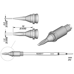JBC R245017 Chisel Cartridge 1.5 x 0.5