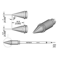 JBC R470019 Chisel Cartridge 1.5 x 1
