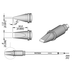 JBC R470024 Chisel Cartridge 6 x 1.3