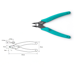 JBC SHR140 Ext. Life Side Shears Ø0.8