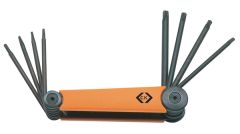 CK Tools Hexagonal Key To Torx Folding Set of 8