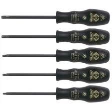 CK Tools Triton ESD Screwdriver TX Torx Set of 5