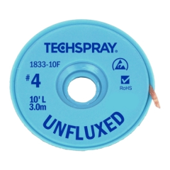 Techspray Unfluxed Desoldering Braid 