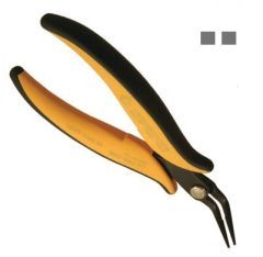 Piergiacomi Plier bent nose pointed serrated 146mm 45deg