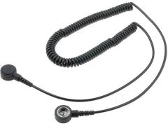 ESD Anti Static Coil Cord Stud To Stud 3m Black