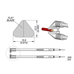 JBC W440025 Cartridge Flat Blade