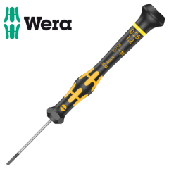 Wera 05030100001 1578A ESD Kraftform Micro Screwdriver Slotted 0.25/1.2/40
