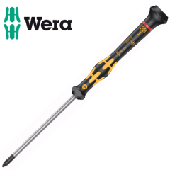 Wera 05030112001 1550 ESD Kraftform Micro Screwdriver Phillips PH1/80