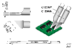 JBC C120-008 Tip cartridge dual in line IC tip 3.5mm (each left-hand)