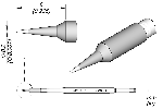 JBC C210009 Conical Tip Cartridge 0.2 mm