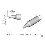 JBC C210016 Tip Cartridge Conical 0.3mm