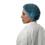 Mob Caps & Concertina Style Hairnet Covering Cleanroom
