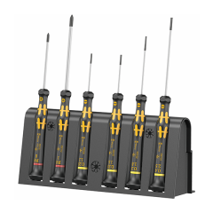 Wera 05030170001 1578A/6 6-Piece ESD Kraftform Micro Screwdriver Set
