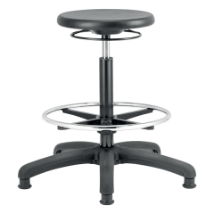 Industrial/Lab PU High Stool With Footring