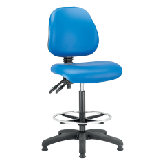 Laboratory Vinyl High Chair With Footring