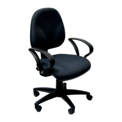 Low Economic Office Chair With Loop Arms