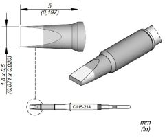C115-214 JBC Tip Cartridge 