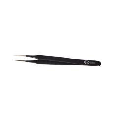 Tweezer Fine Straight Precision ESD Tips 110mm - T2388D | Pointed